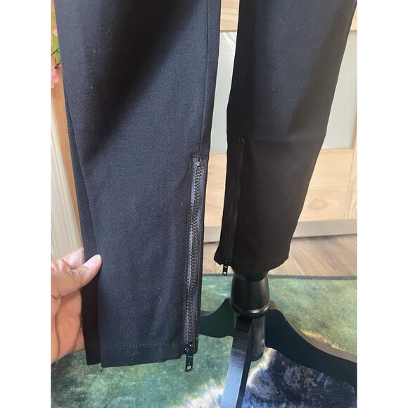 Gap Pants Womens Size 6 Back Zipper Closure Ankle Zip Balck W/Pockets - Picture 5 of 10